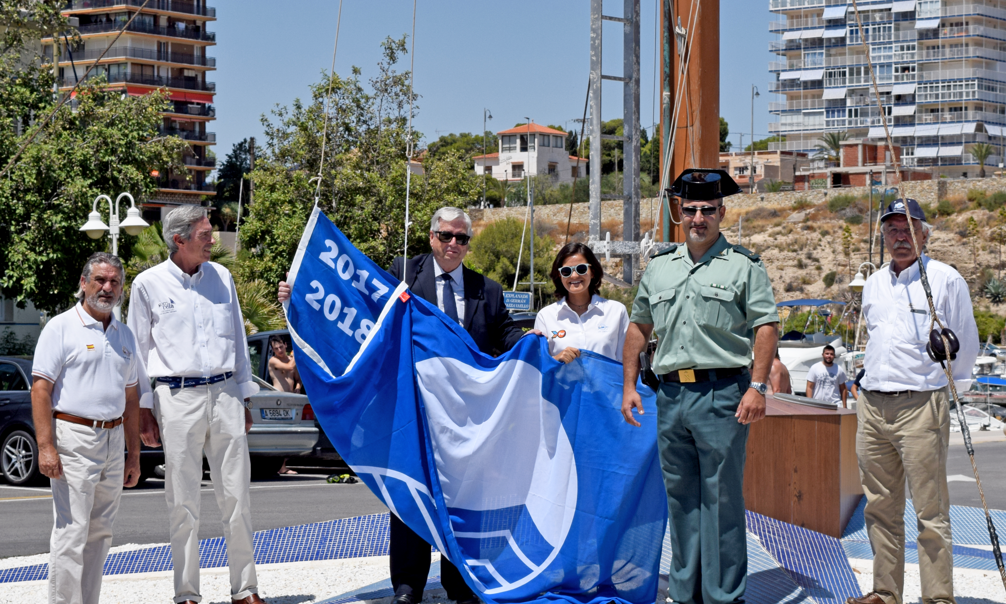 bandera azul cnc