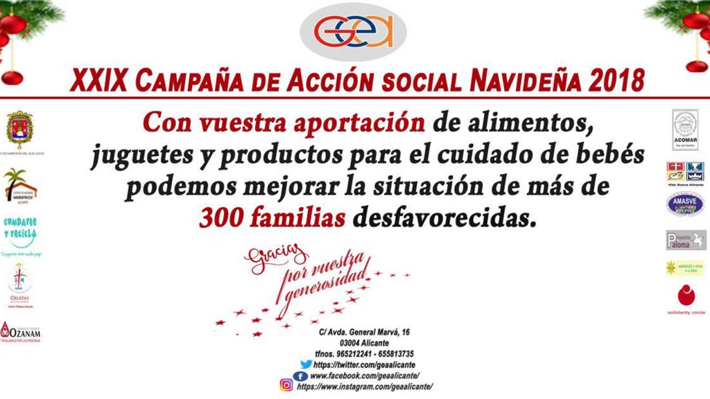 Campaña de Navidad - Recogida de alimentos