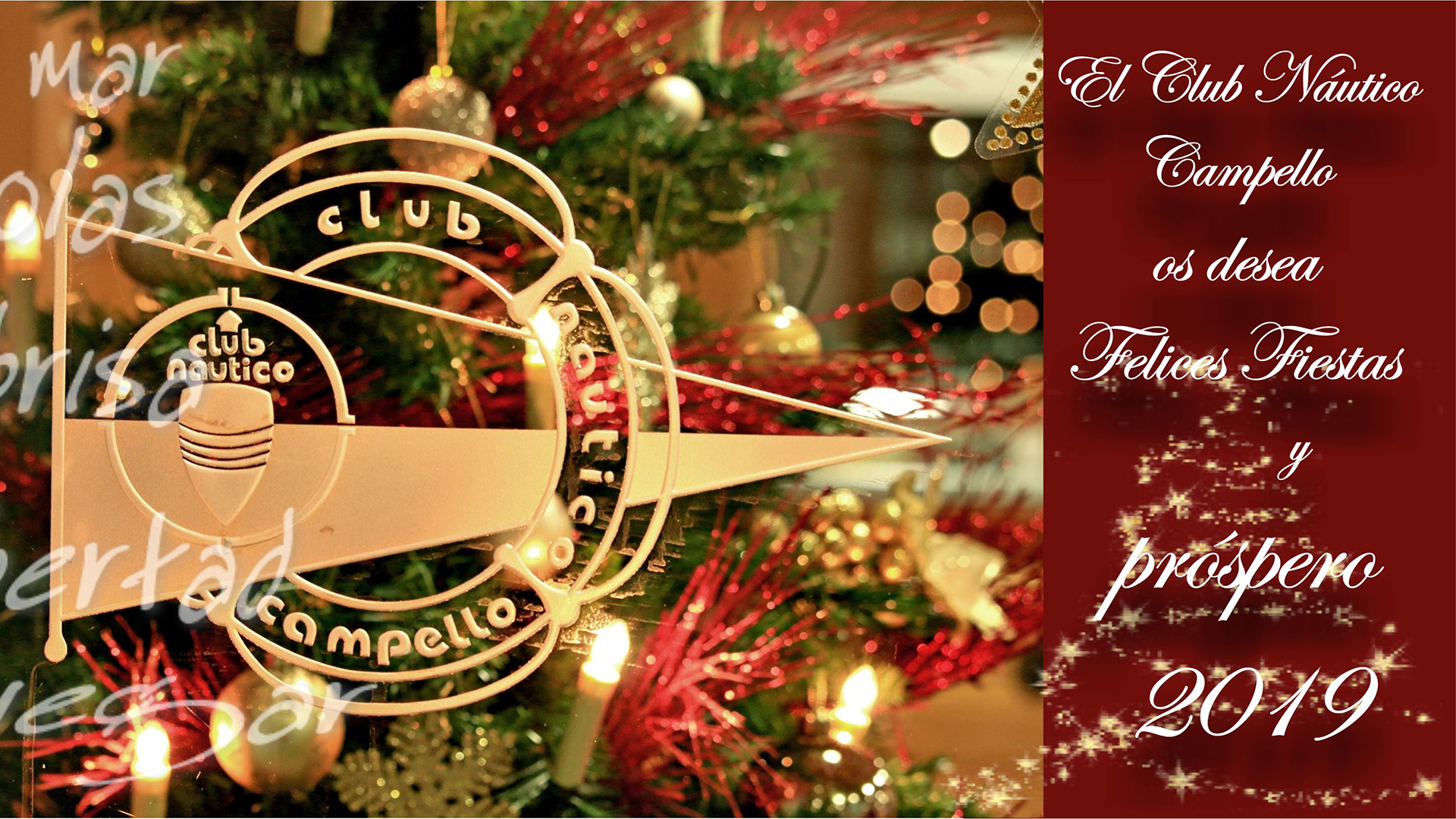 Feliz Navidad y prospero 2019